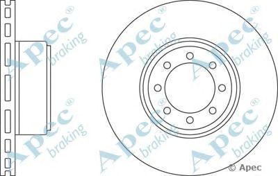 APEC BRAKING dsk2535 -  Тормозной диск
